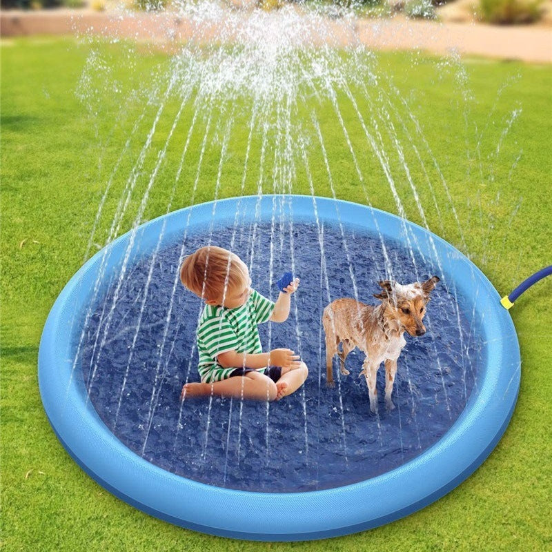 Non-Slip Splash Pad – Outdoor Water Play Mat for Kids & Pets