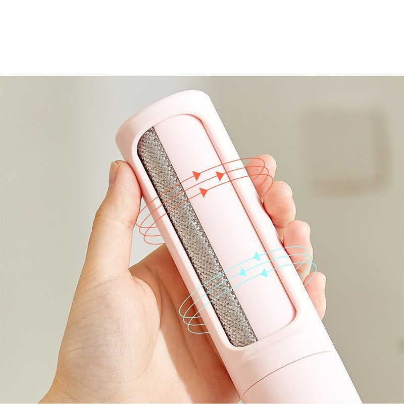 2-in-1 Reusable Pet Hair Remover – Portable & Self-Cleaning Lint Roller