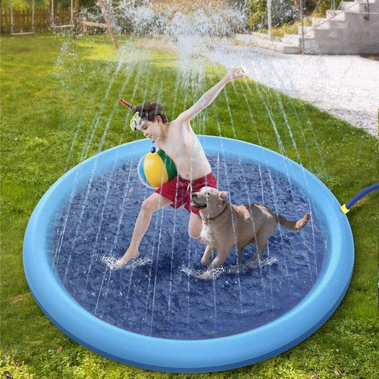 Non-Slip Splash Pad – Outdoor Water Play Mat for Kids & Pets