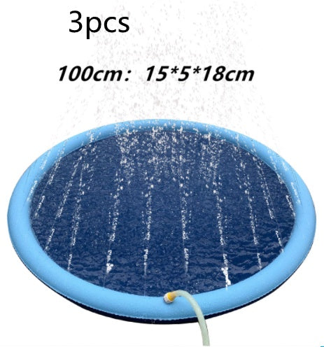 Non-Slip Splash Pad – Outdoor Water Play Mat for Kids & Pets