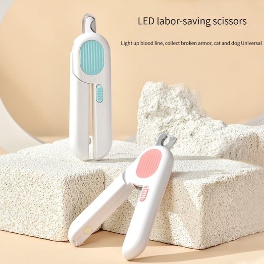 LED Pet Nail Clippers with Circular Cutter