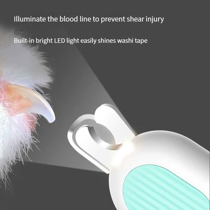 LED Pet Nail Clippers with Circular Cutter