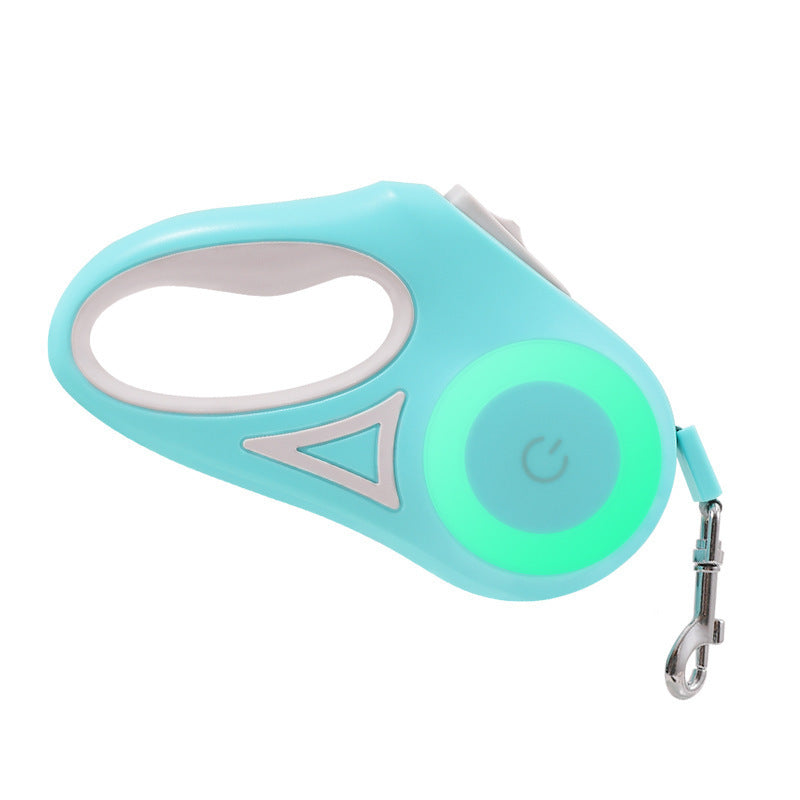 Retractable Dog Leash with Collar & Spotlight