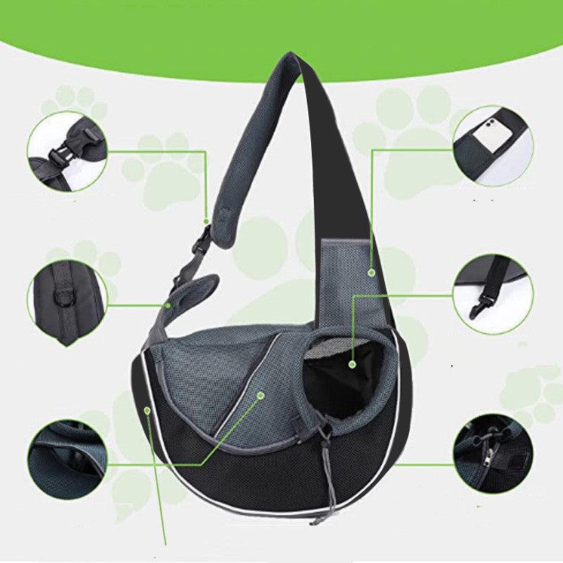 Portable Pet Carrier Crossbody Bag